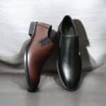 Premium Genuine Leather Slip-On Formal Shoe (Black & Brown) | ১০০% আসল চামড়ার ফর্মাল সু